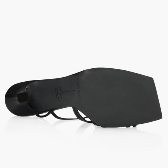 Black leather heels - Picture 4 of 8